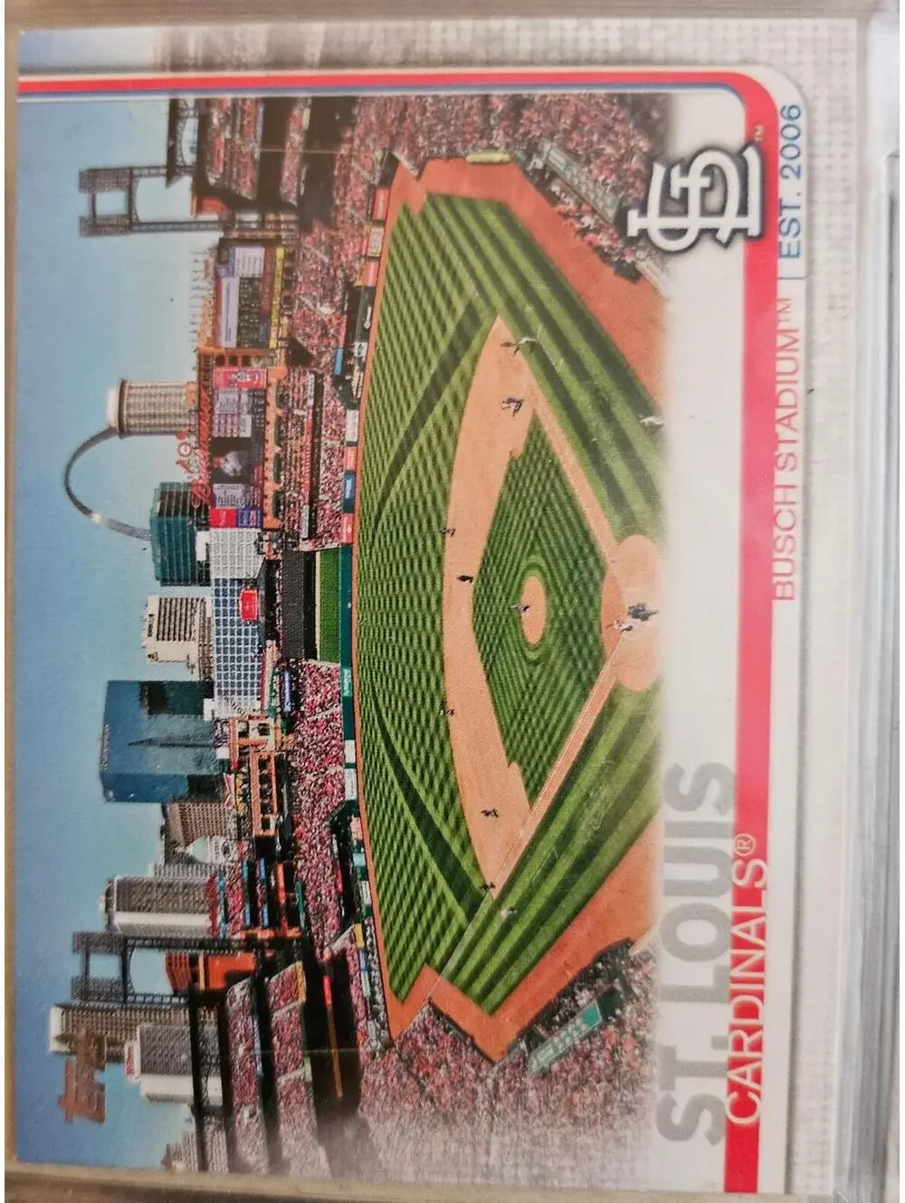 2019 Topps base card #31 Busch Stadium St. Louis Cardinals